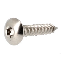 Vis de Penture Tête Ronde Large Torx Inox A2