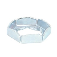 Dado PAL acciaio zincato bianco Din 7967