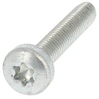 Autoformante testa cilindrica bombata Torx acciaio zincato bianco Din 7500C