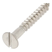 Viti legno testa forata con intaglio acciaio inossidabile A2 Din 97