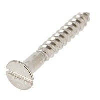 Viti legno testa forata con intaglio acciaio inossidabile A4 Din 97