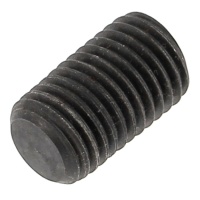 Punta piatta acciaio 14.9 nero Din 913 passo 150