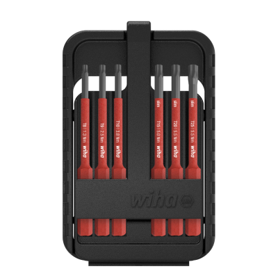 Jeu de 6 Embouts SlimBit Electric Torx T6 - T7 - T8 - T9 - T10 - T15