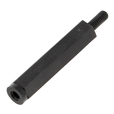 Entretoise Hexagonale Mâle/Femelle Nylon PA6.6 Noir