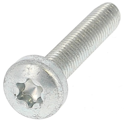 Autoformante testa cilindrica bombata Torx acciaio zincato bianco Din 7500C