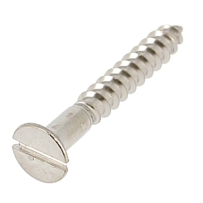 Viti legno testa forata con intaglio acciaio inossidabile A4 Din 97