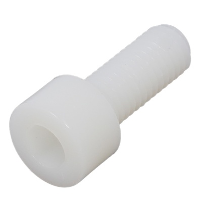 Viti a testa cilindrica con cava esagonale nylon PA6-6 naturale Din 912