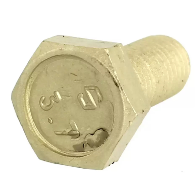 Testa esagonale all. P60 OA giallo filetto totale Din 933