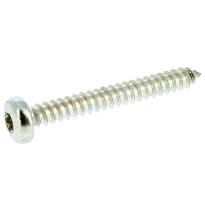 Viti lamiera testa cilindrica bombata larga Torx acciaio zincato bianco Iso 14585C